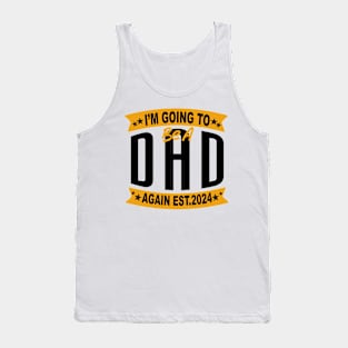 I'm Going To Be A Dad Est 2024 Funny Father's Day Tank Top